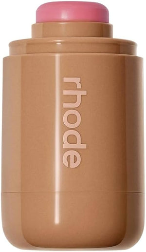 R. Beauty Piggy blush makeup in soft pink shade, showing a compact with pig-shaped design and blush powder inside.