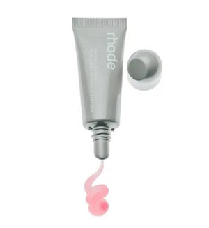 R. Beauty Peptide Lip Boost in Sugar Mint, a makeup product with glossy mint-colored lip treatment and peptide formula.