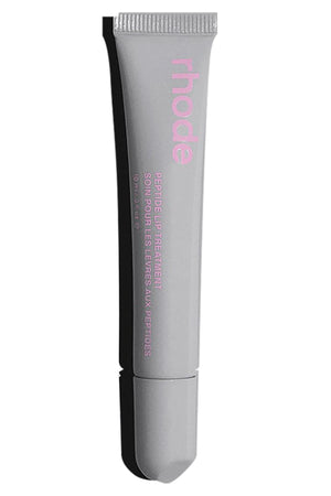 R. Beauty Peptide Lip Treatment in vanilla flavor, moisturizing makeup product with a sleek tube and clear branding.