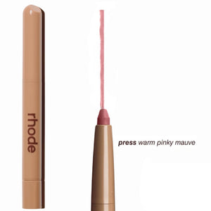 R. Beauty lip shape press makeup product, featuring a sleek lip-shaped design for precise lip liner application.