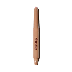 Rhode Skin Peptide Lip Shape Lift makeup product showing a close-up of lips with a smooth, lifted appearance and natural lip color.
