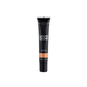 Anastasia Beverly Hills Liquid Glow Bronzed makeup product with a sleek bottle and bronze-colored liquid inside.