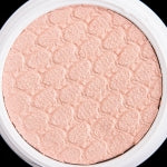 Colourpop Puppy Love eyeshadow makeup with soft pastel pink and shimmer, displayed in a compact palette.