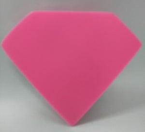 Pink Diamond Paw makeup palette by Paw Palette featuring a pink paw-shaped design with colorful eyeshadow shades.