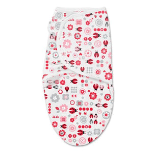 Red Ladybug Swaddle by Summer Infant, soft baby swaddle blanket featuring a charming ladybug design for newborn comfort.