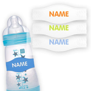 Ulubulu Kite Bottle Label for baby necessities featuring colorful kite design, perfect for labeling baby bottles.
