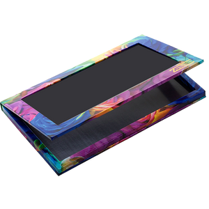 Large Rose Pop Z Palette makeup palette with customizable compartments and vibrant rose design for professional makeup application.